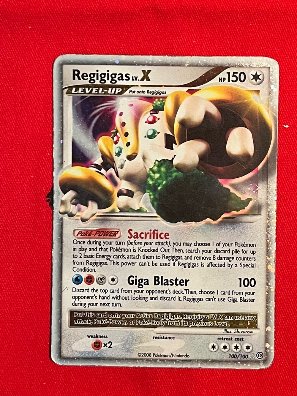 Regigigas LV.X 100/100 Stormfront LV.X Rare Holo POKEMON